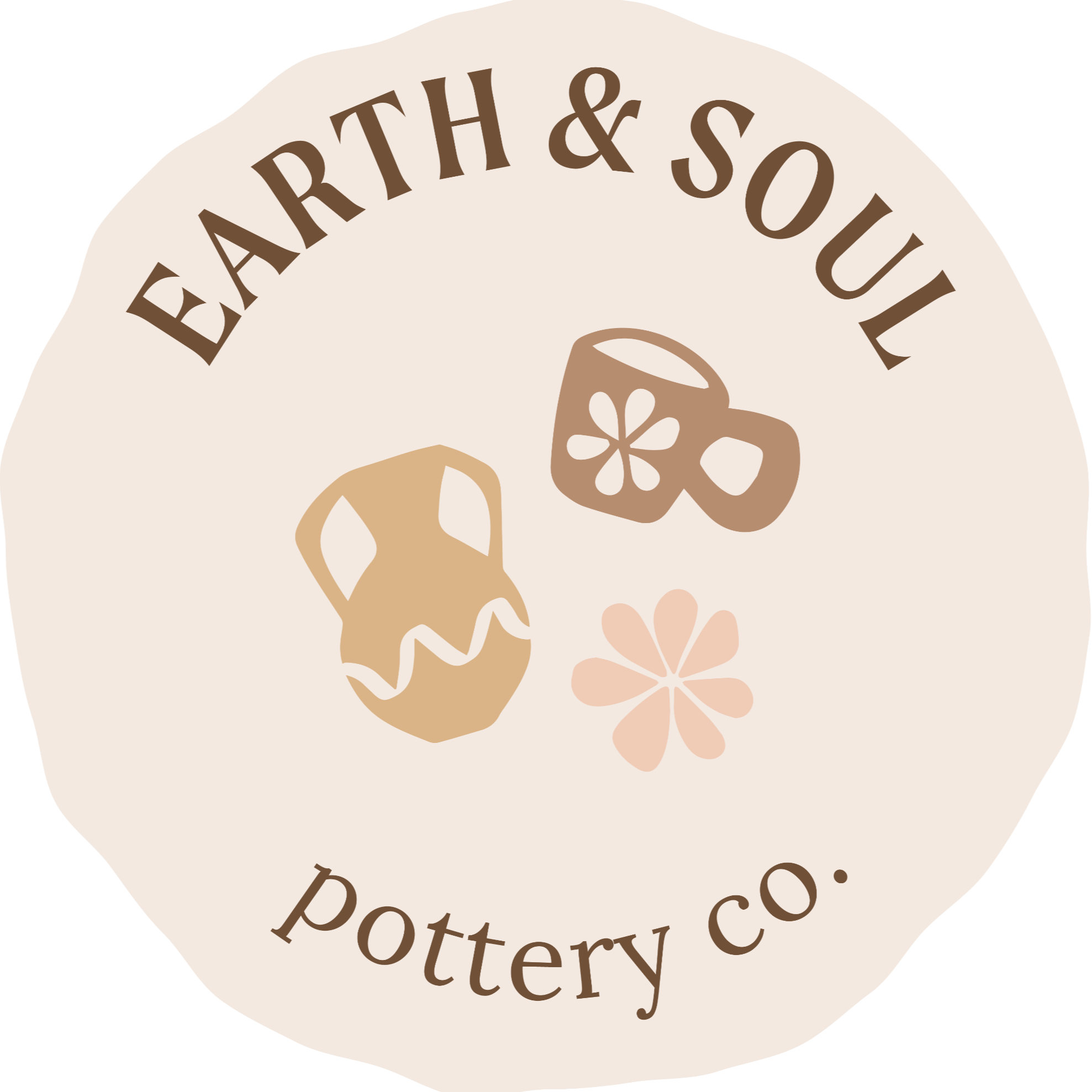 Earth and Soul Pottery Co logo